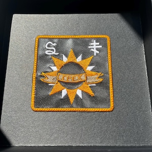 STALKER SIN Embroidered Patch | Iron-On Sew-On Tactical Badge | S.T.A.L.K.E.R. Cosplay & Gaming Uniform Accessory