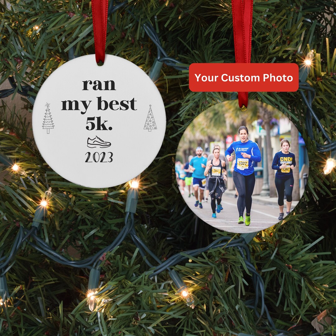 Personalized Runner Ornament, Custom Running Gift, Runner Gifts, 2023