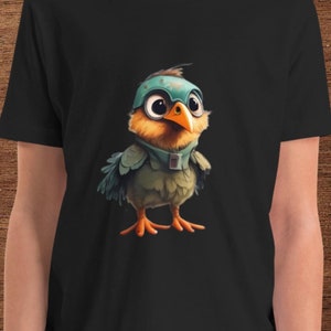 Hootiful Owl and His Helmet, camiseta de manga corta juvenil