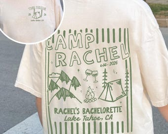 Camp Bachelorette Shirt, Cabin Crew, Last Trail Before The Veil, Mountain Bach, Bridal Party Shirt, Girls Weekend, Lake Bach, Camping Trip