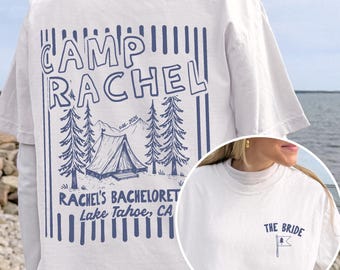 Camp Bachelorette Shirt, Cabin Crew, Last Trail Before The Veil, Mountain Bach, Bridal Party Shirt, Girls Weekend, Lake Bach, Camping Trip