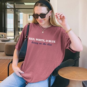 Progressive Fourth of July, USA in a Liberal Way, Anti Fourth Of July Shirt, Blue Voter Graphic Tee, Girl Power USA Shirt