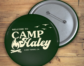 Camp Bachelorette Custom Buttons, Camp Bachelorette Party Favors, Camp Bach Decor, Camp Bach Pins, Custom Pins, Last Trail Before The Veil
