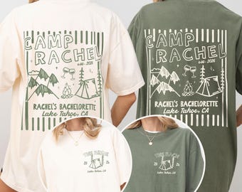 Camp Bachelorette Shirt, Cabin Crew, Last Trail Before The Veil, Mountain Bach, Bridal Party Shirt, Girls Weekend, Lake Bach, Camping Trip