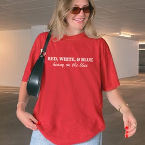 Progressive Fourth of July, USA in a Liberal Way, Anti Fourth Of July Shirt, Blue Voter Graphic Tee, Girl Power USA Shirt