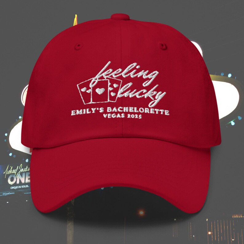 feeling lucky vegas bachelorette hat