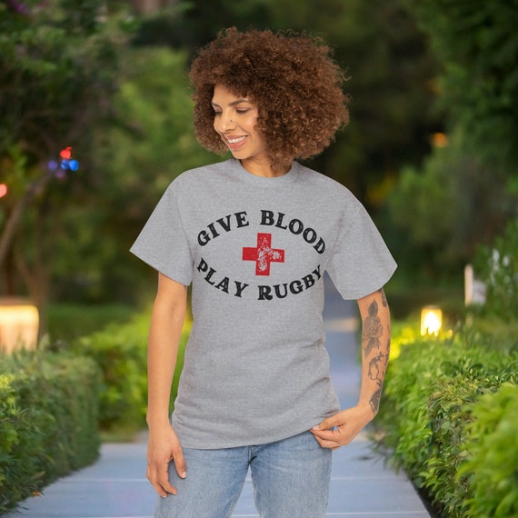 Give Blood Play Rugby Rugby Player Design Lover Shirt Give Blood Play Rugby Rugby Player Design Lover Shirt