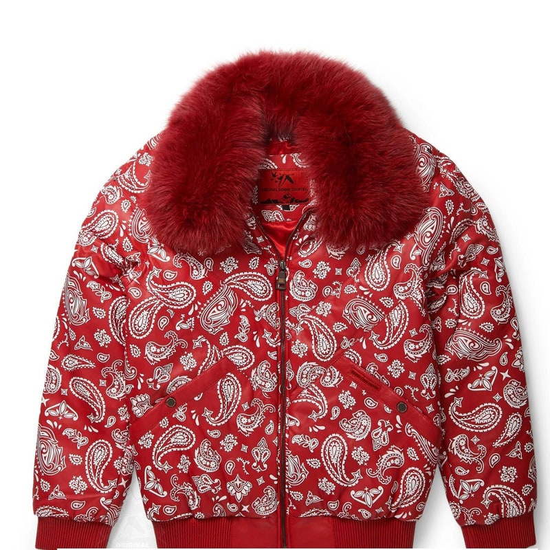 Red Paisley Quilt Coat
