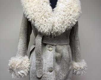 Beige Sheep Wool Jacket - Timeless Comfort & Elegance - Etsy
