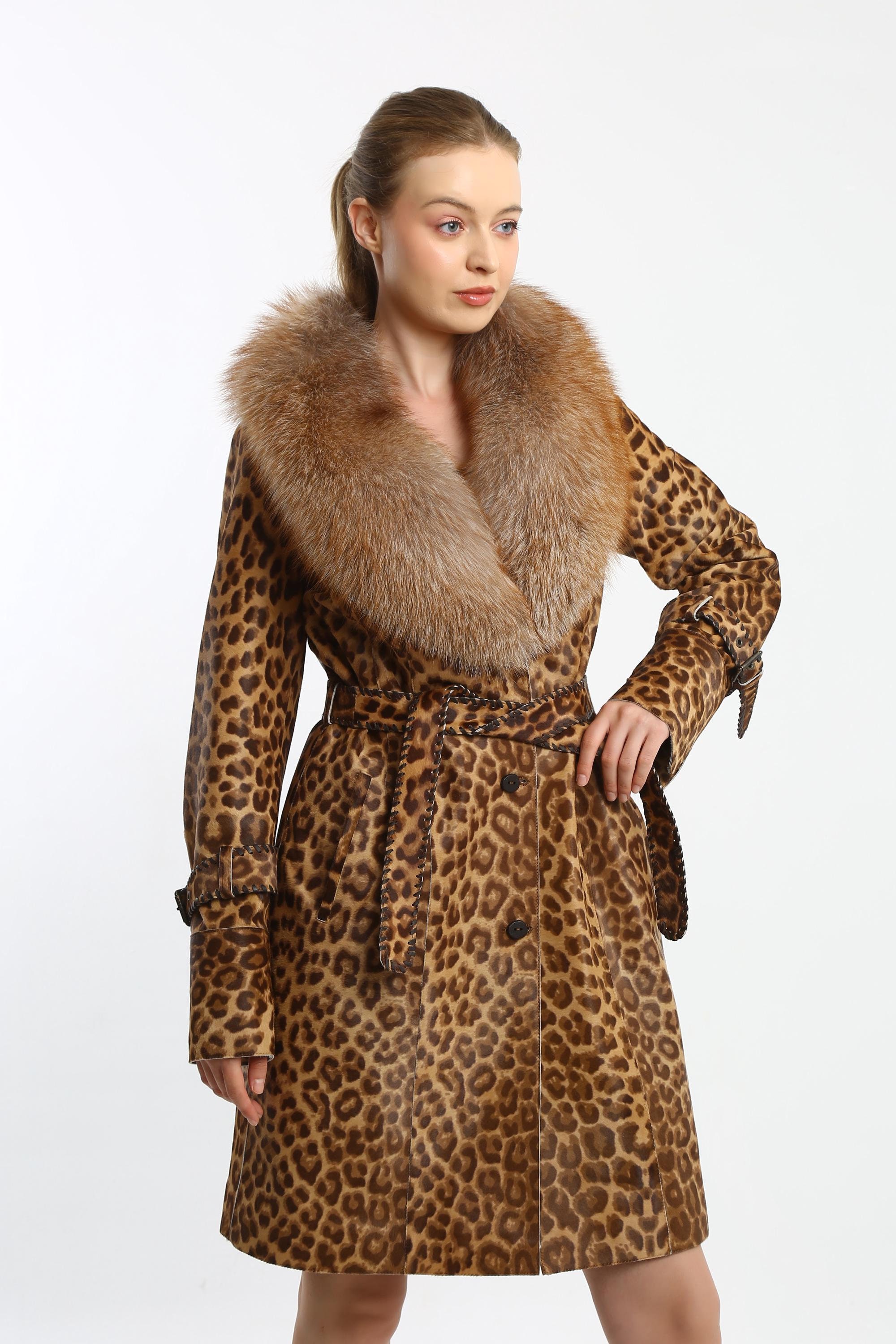 Pony Hair Leopard Coat UK