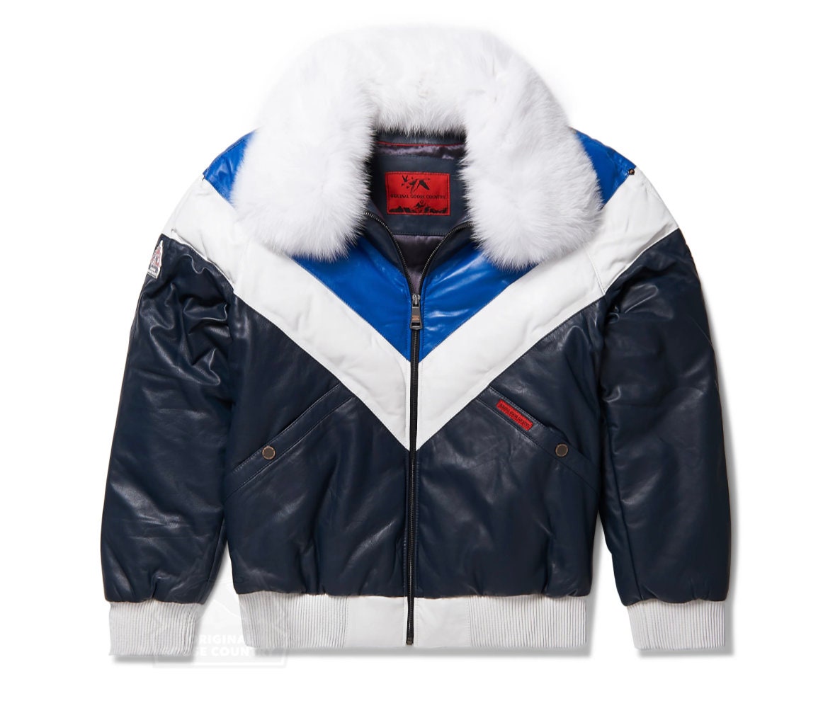 Leather Jackets Goose Country V Bomber Jacket Original Goose