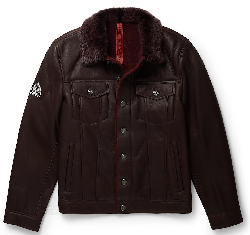 Burgundy Shearling Jacket - Etsy Burgundy Shearling Jacket - Etsy