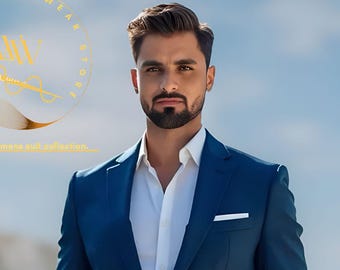 Men's Blue 2 piece suit, wedding wear suit, groom stylish, premium men suit, groom wear suit, and groomsmen suit