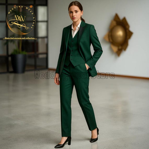 slim fit dress slacks Buy Green Printed Suit for Women Online – Vayusut main image 0