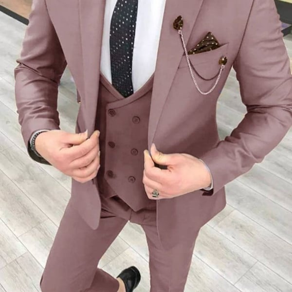 Mens Suit Rose Gold main image 1