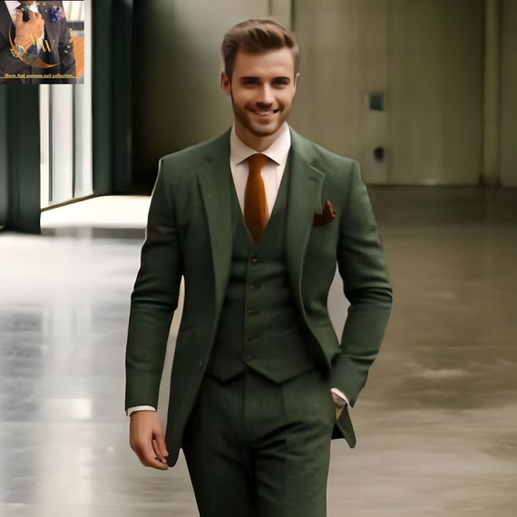 2024 Kerstmis herenpak slim 3-delig pak business bruiloft party jas vest & broek mantel Hawaii overhemden heren zwart, Bu1, 3XL