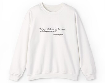 Bluza z okrągłym dekoltem z cytatem Digimon Adventure | Bluza z cytatem anime