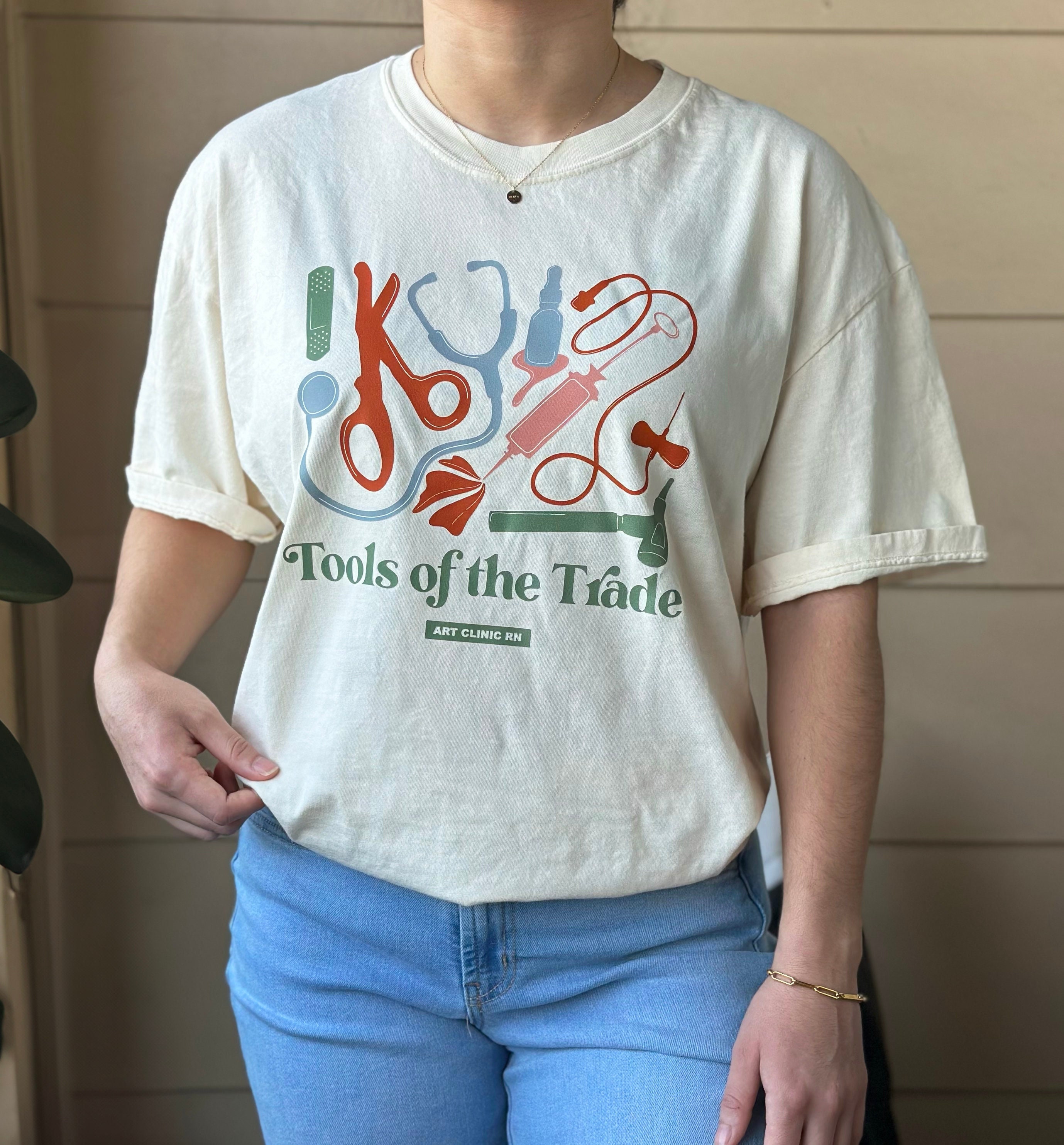 Tools of the Trade Cute Medical T-Shirt | Shirts for Nurses, Shirts for Doctors, Shirts for Healthcare Workers | Comfort Colors T-Shirt