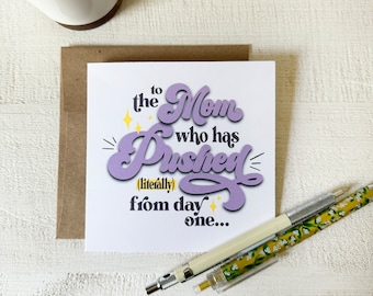 Mother's Day Card | Obstetrics Card for Mother's Day