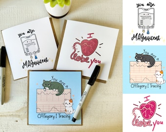 Obstetrics/Gynecology Valentine's Day Cards | Cards for L&D Nurses, Cards for OBGYNs, Cards for Midwives, Cards for Preceptors