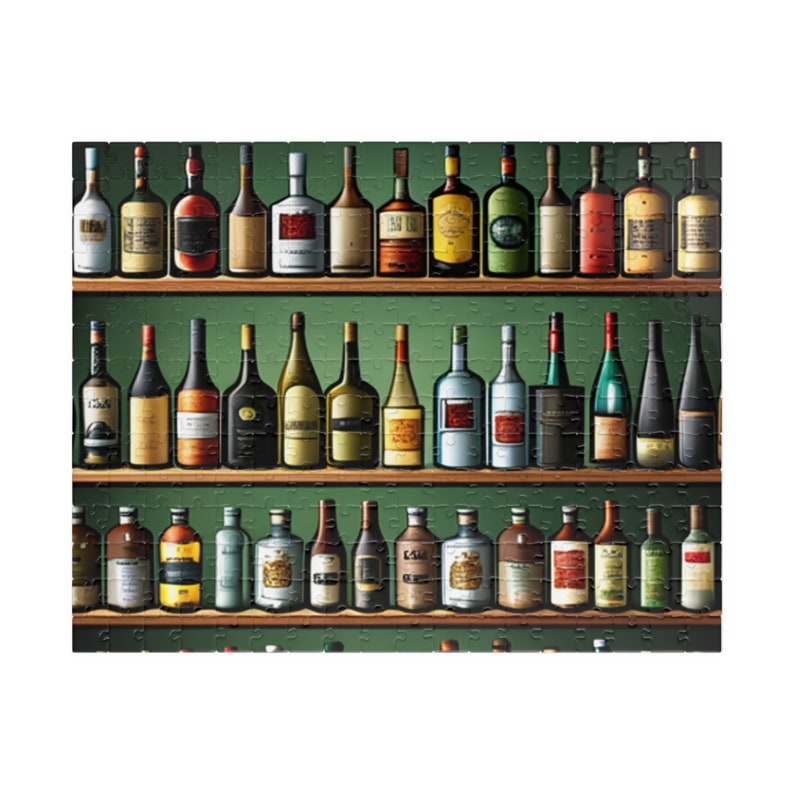 Bottles of Liquor Puzzle 110, 252, 520, 1014piece, Adult Puzzle