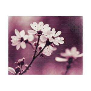Cherry Blossom Puzzle (110, 252, 520, 1014-Piece), Pink Flowers, Jigsaw Puzzle, Floral Puzzle, Pink Floral, Garden Puzzle, Photo Puzzle