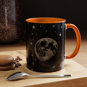 Celestial Moon Coffee Mug: Gift for Astrology Lovers