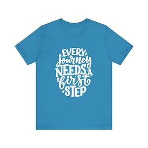 First Step Journey T-Shirt: Unisex Cotton Tee