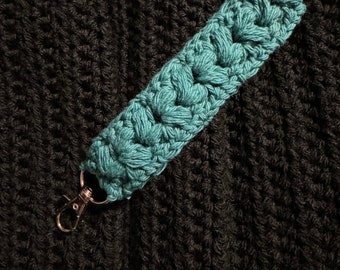 Crochet Wristlet Keychain