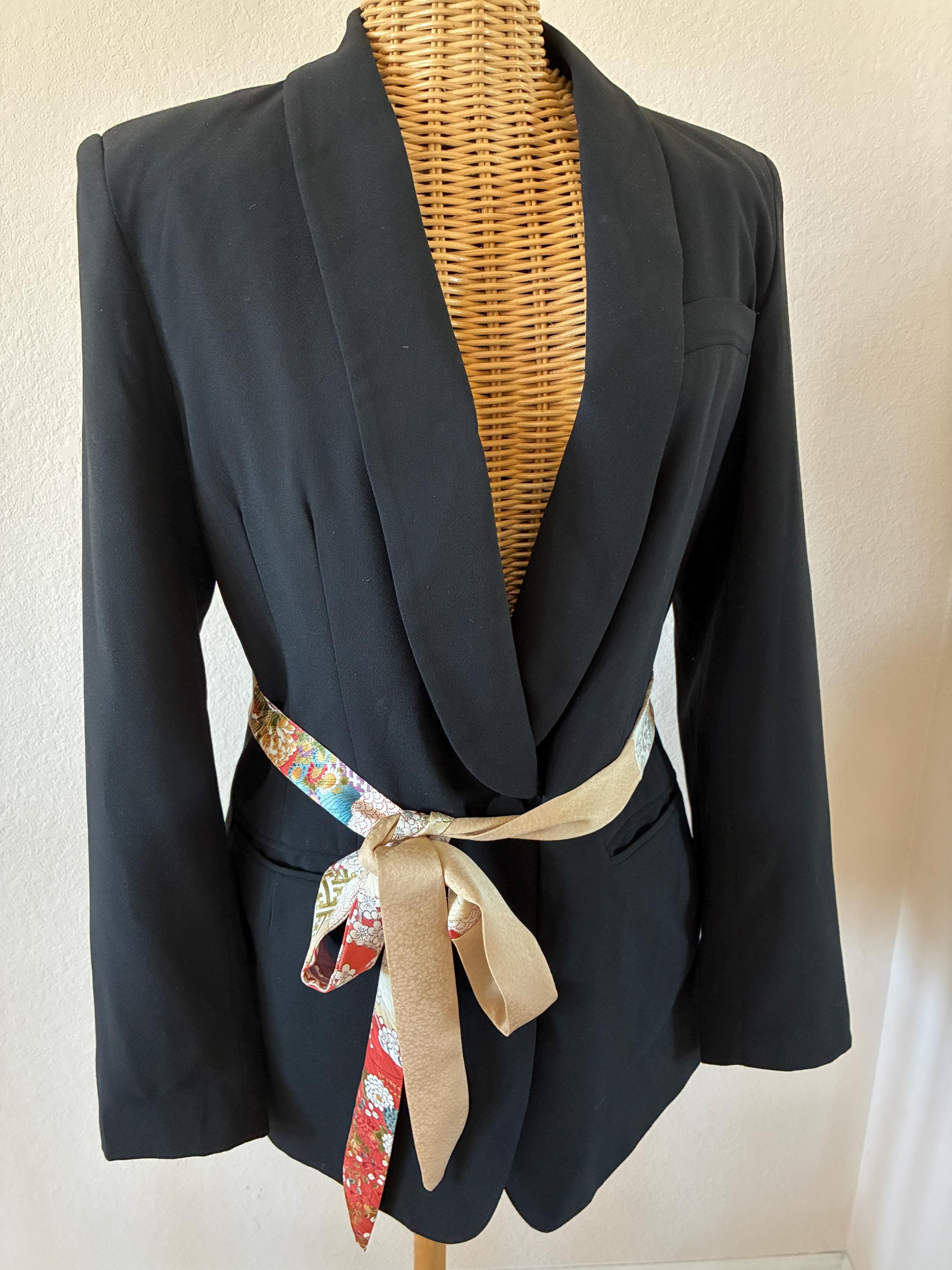 Japanese Silk Red Sash - Etsy