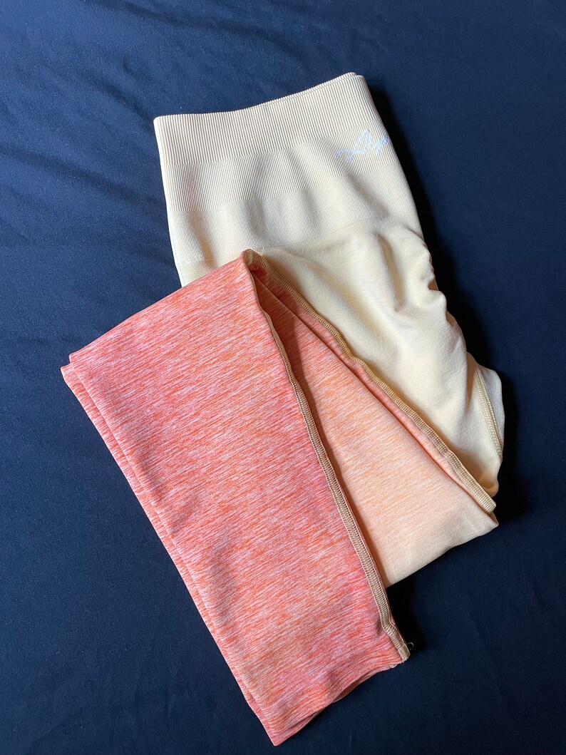 Alphalete Ombre Amplify Leggings Day Tripper M Etsy