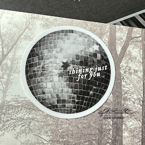 The Folklore Mirrorball Sticker | Waterproof Stickers | Vinyl Stickers | Laptop Stickers | Sticker