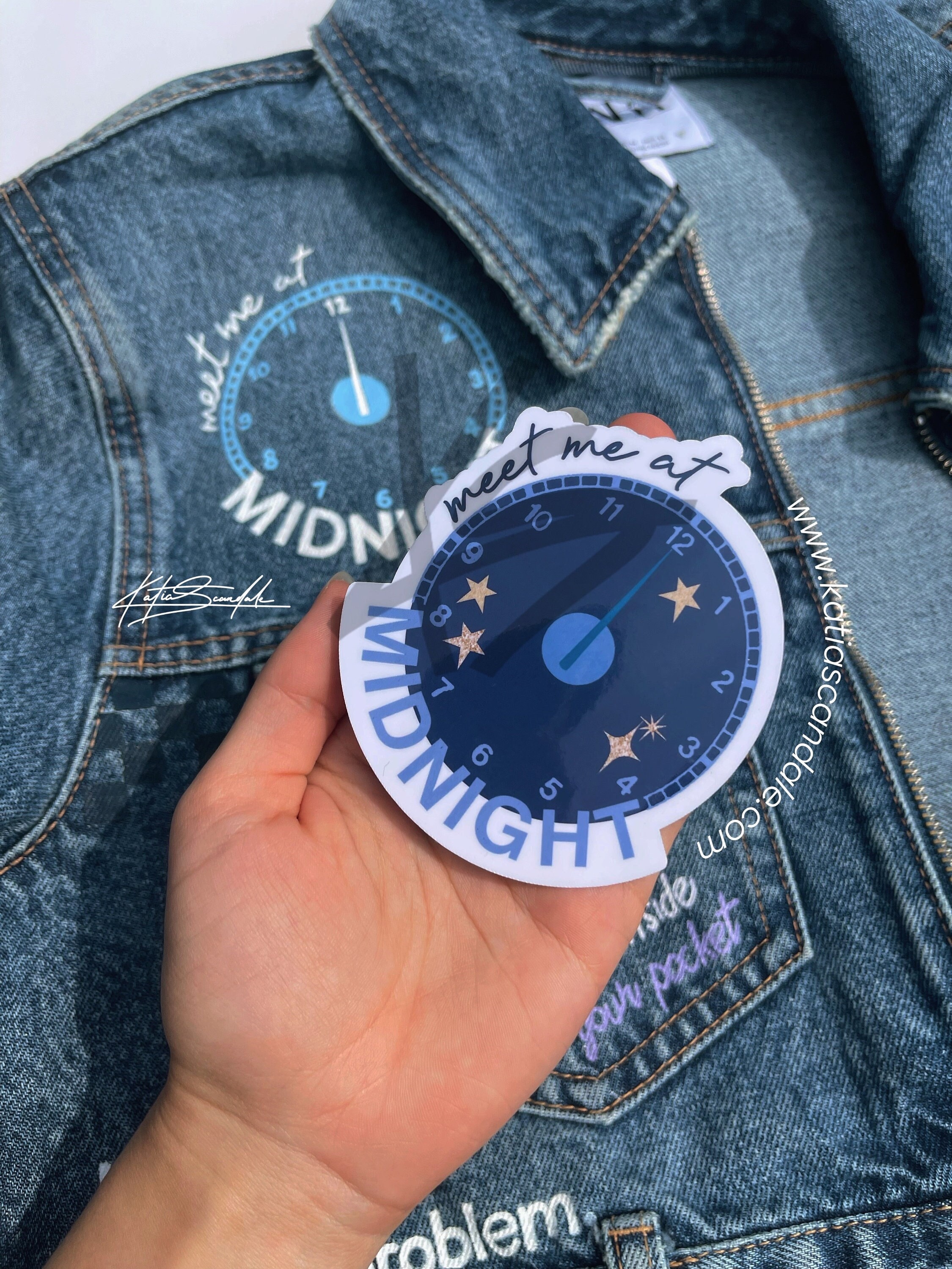 Midnight Vinyl Clock - Etsy