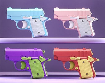 TikTok Mini Toy Gun 3D STL File