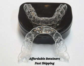 Great Fitting Retainers!(2) With a Fast Turnaround, next day shipping for those wanting to prevent teeth shifting after Braces are removed.