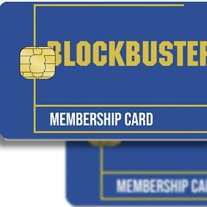 Naklejka na kartę kredytową Blockbuster Credit Debit Card Skin | Naklejka na kartę kredytową