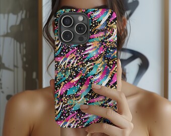 Funda de teléfono Glitter Sparkle de los años 90, cristal, funda de teléfono de moda, iPhone 15 14 13 12 11 Pro Max 8 Plus X, Samsung Galaxy S23 S22 S20 Ultra