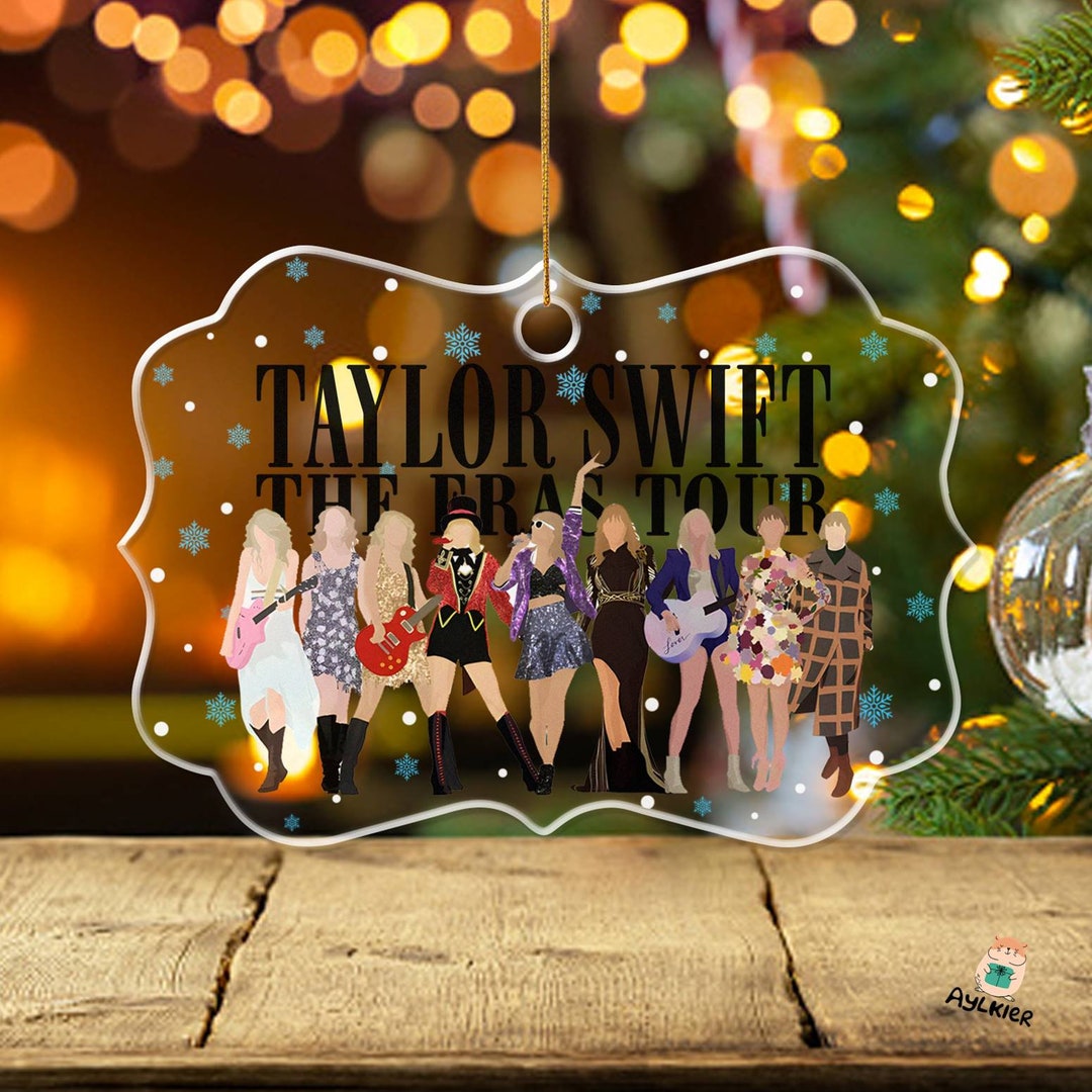 Taylor Swift the Eras Tour Acrylic Ornament Swift Christmas - Etsy