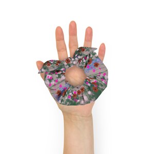 Floral Recycled Scrunchie