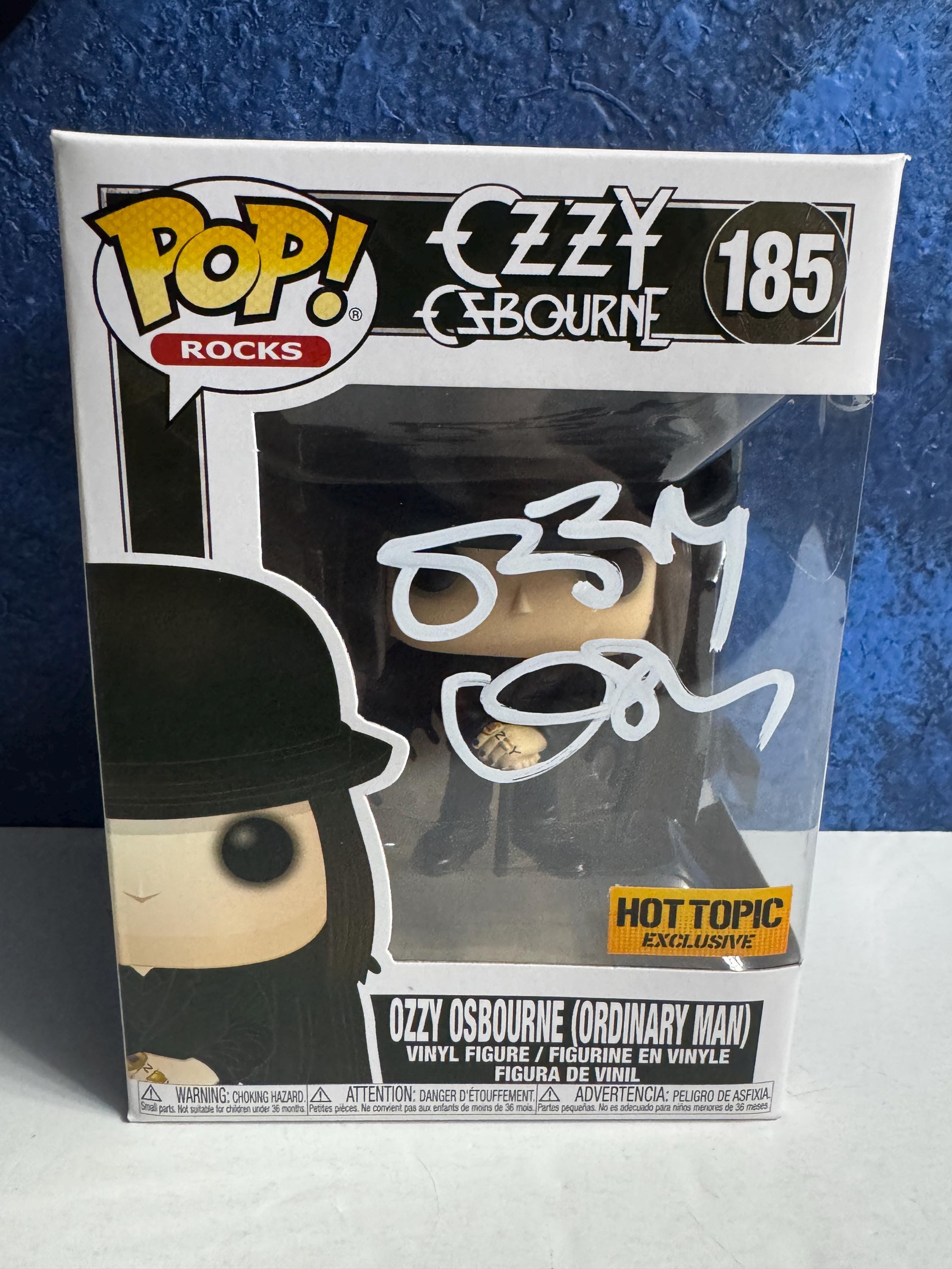 Funko Pop! OZZY OSBOURNE Ordinary Man #185 Signed by Ozzy