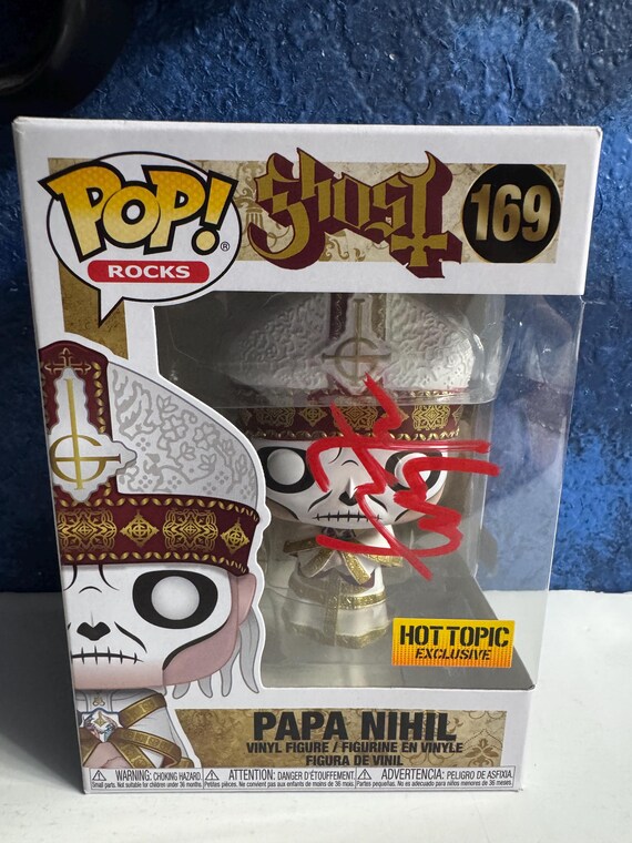 【TOBIAS FORGE直筆サイン入り】限定Funko POP! Ghost Tobias Forge Ghost Signed Funko Pop Papa Emeritus IV 336