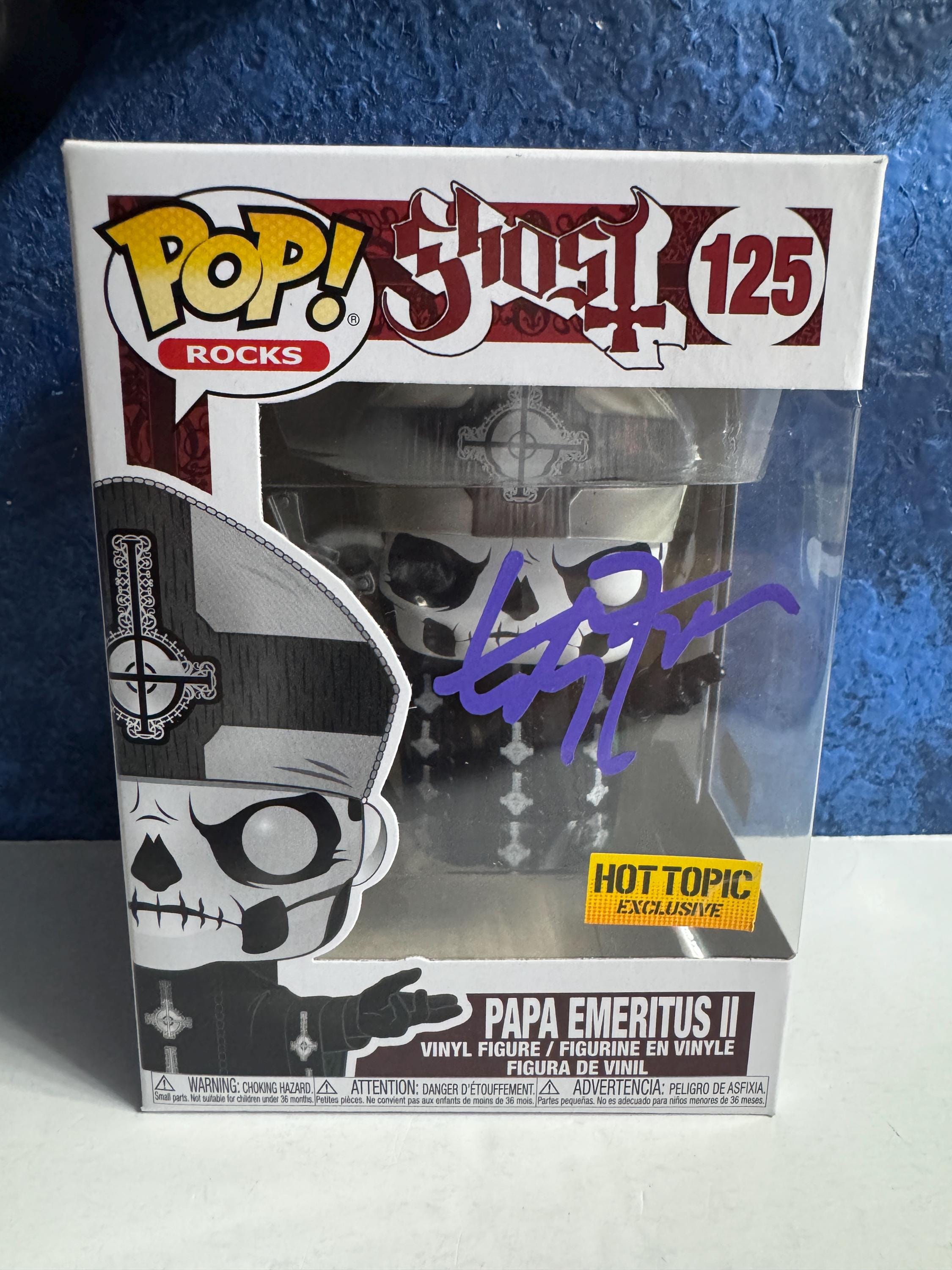 Funko Pop! GHOST - Papa Emeritus II #125 Signed by Tobias