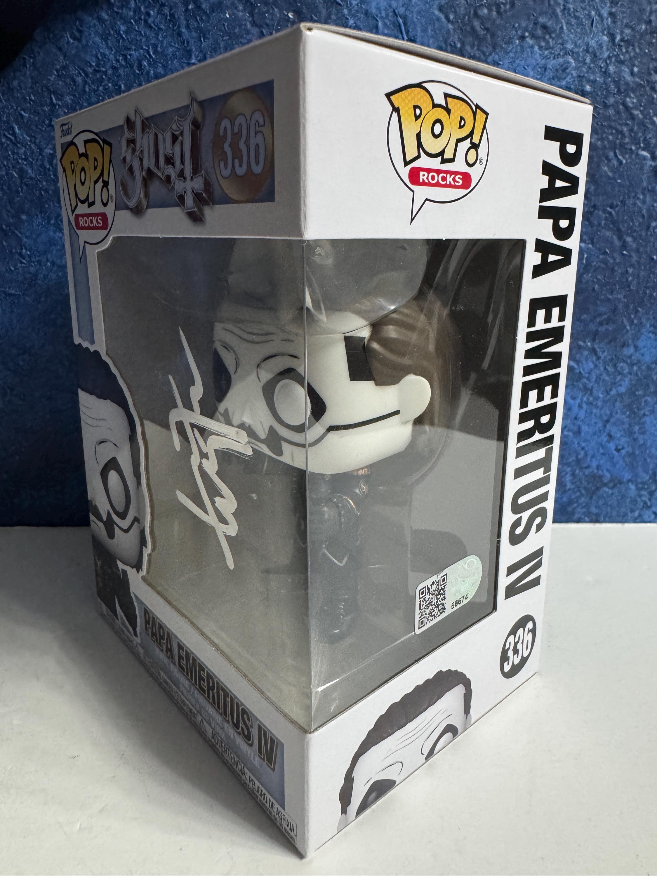 Funko Pop! GHOST - Papa Emeritus IV #336 Signed by Tobias