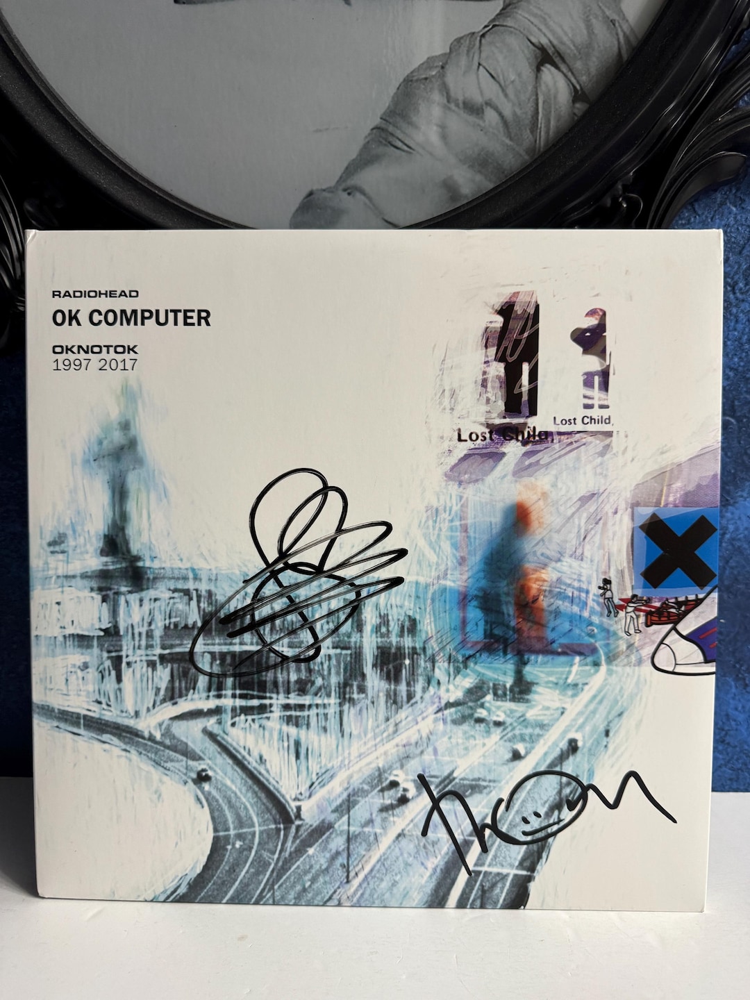 RADIOHEAD - Ok Computer Oknotok Vinyl Lp Record Signed by