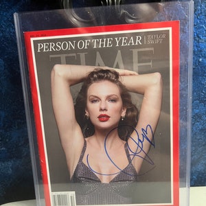 TAYLOR SWIFT Time Magazine 2023 Signed by Taylor Swift - COA Authenticated - Secure Packaging - Free Shipping