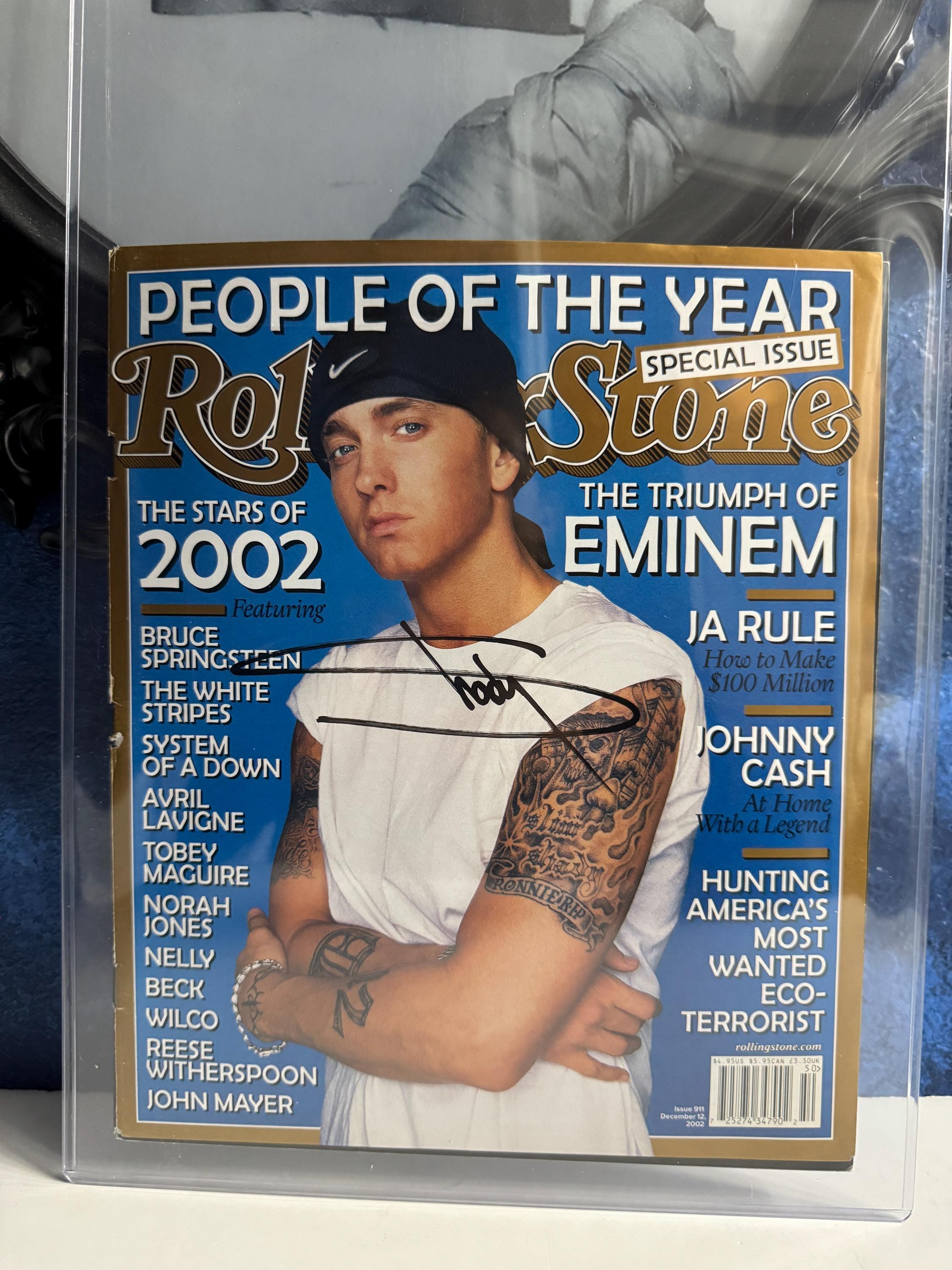 EMINEM 直筆サイン入りフォトフレーム　エミネム エミネム手作りサイン入り写真インク、5*7、2024 - AliExpress