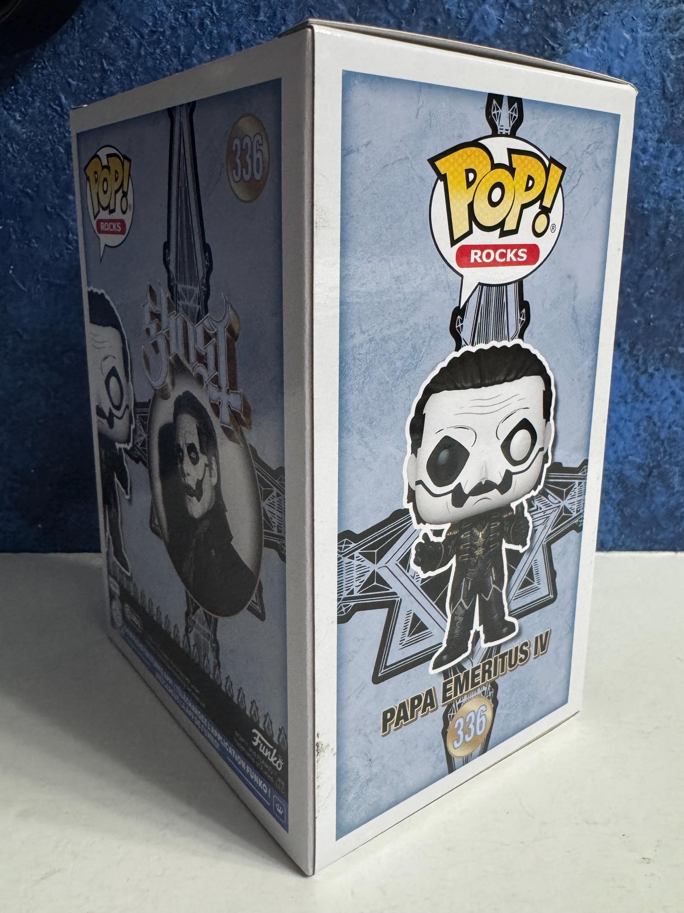 【TOBIAS FORGE直筆サイン入り】限定Funko POP! Ghost Tobias Forge Ghost Signed Funko Pop Papa Emeritus II #125