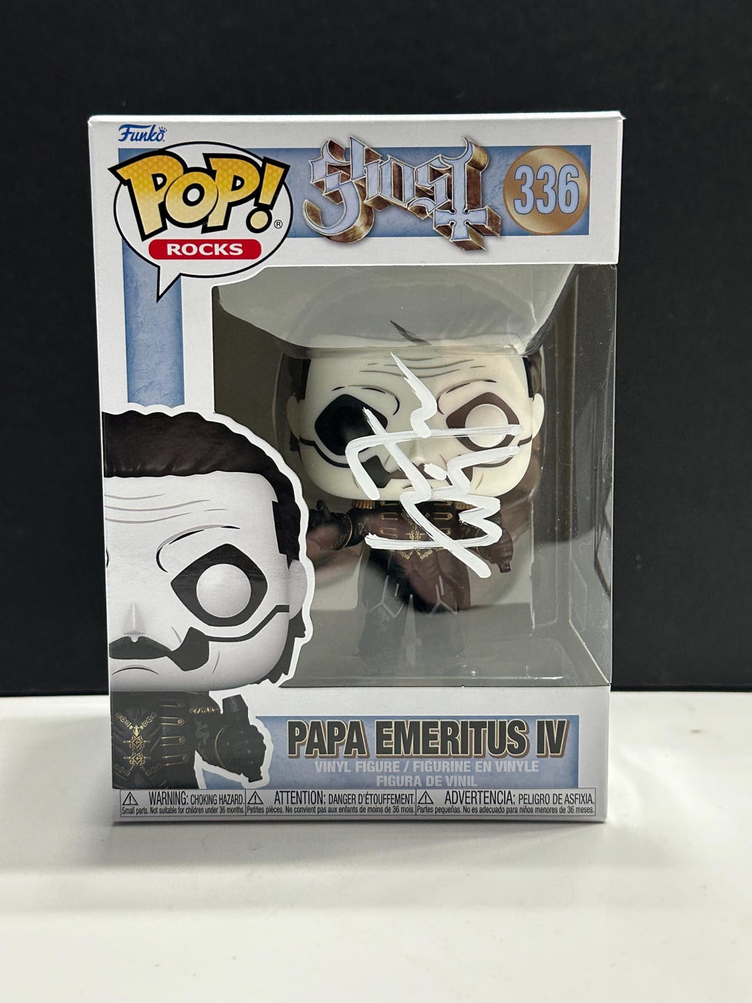 Funko Pop! GHOST - Papa Emeritus IV #336 Signed by Tobias Forge