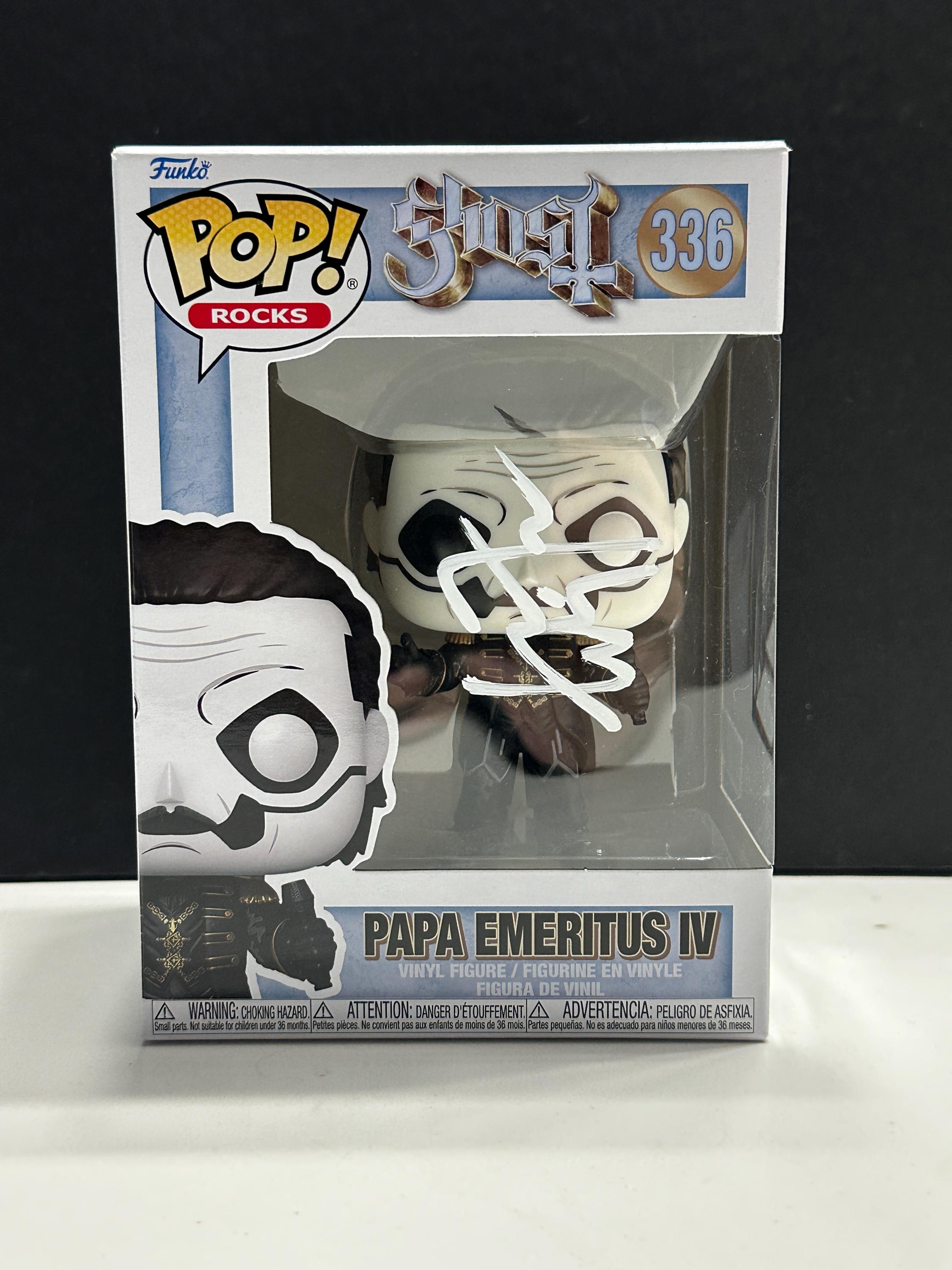 【TOBIAS FORGE直筆サイン入り】限定Funko POP! Ghost Funko Pop! GHOST - Papa Emeritus IV #336 Signed by Tobias Forge