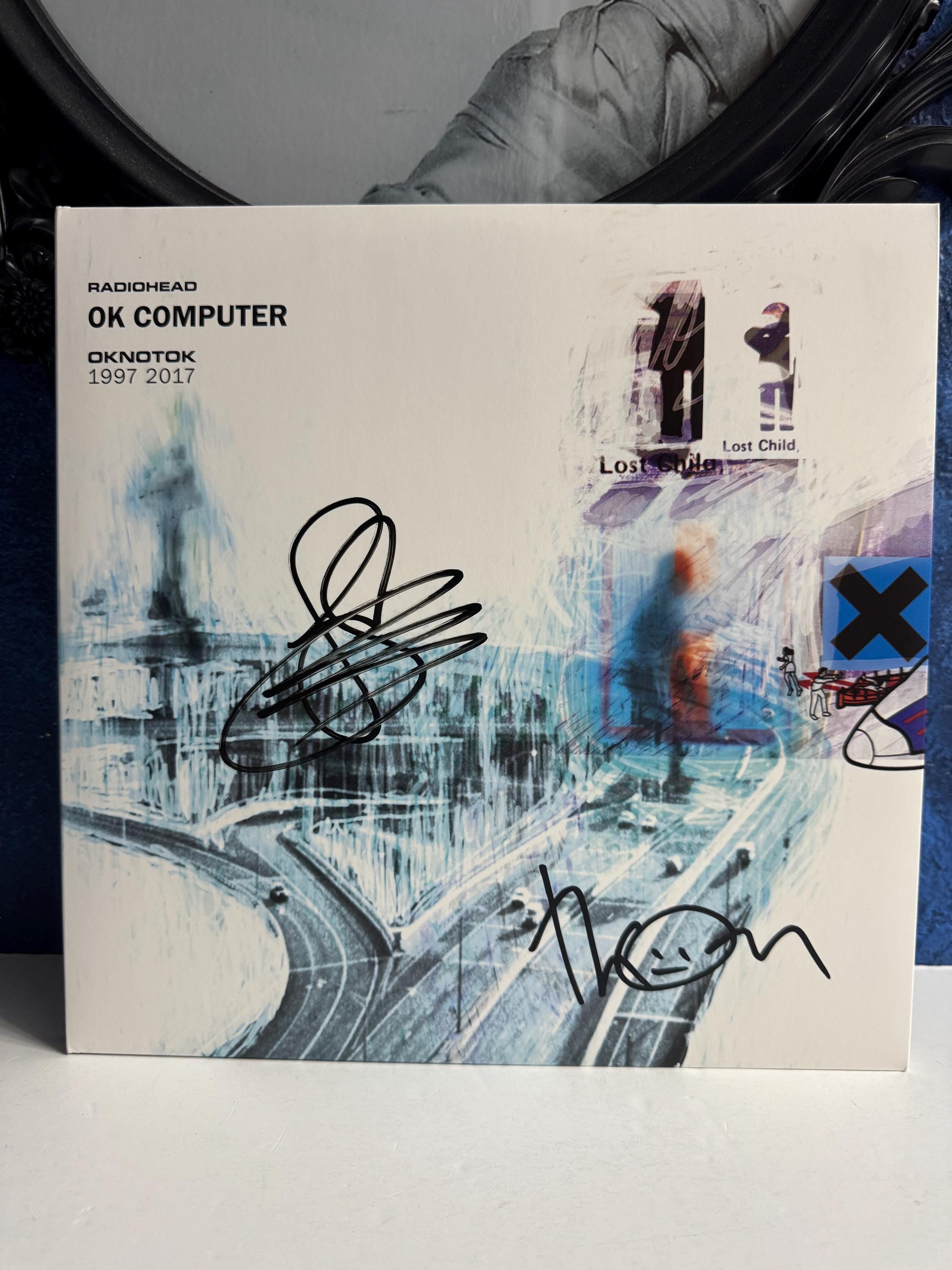 RADIOHEAD - Ok Computer Oknotok Vinyl Lp Record Signed by